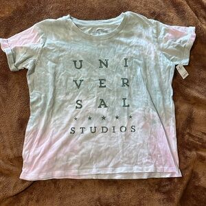 Universal Women’s T-Shirt - White and Pink